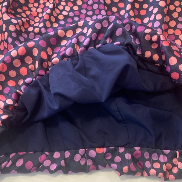 Very cute polkadotted, lined party dress. Girls size 4T - Picture 3 of 9